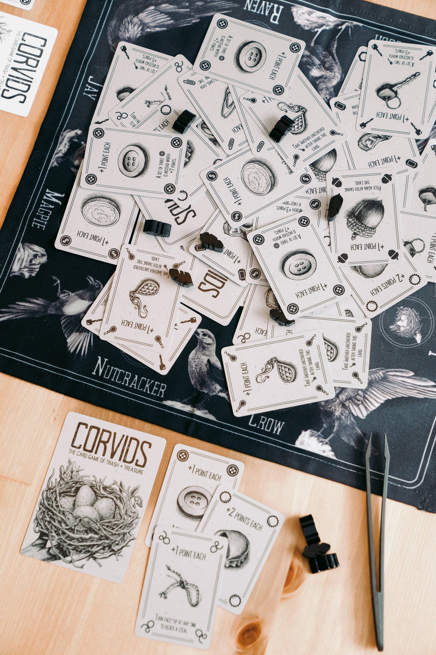 Corvids: The Card Game of Trash + Treasure by Jasper Beatrix