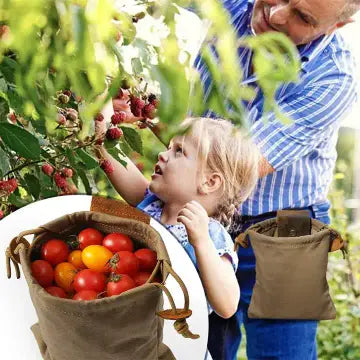 Portable Canvas Foraging Pouch
