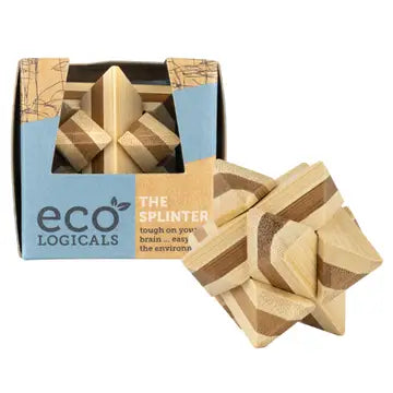 Eco Logicals Mini Bamboo Puzzles-Assorted