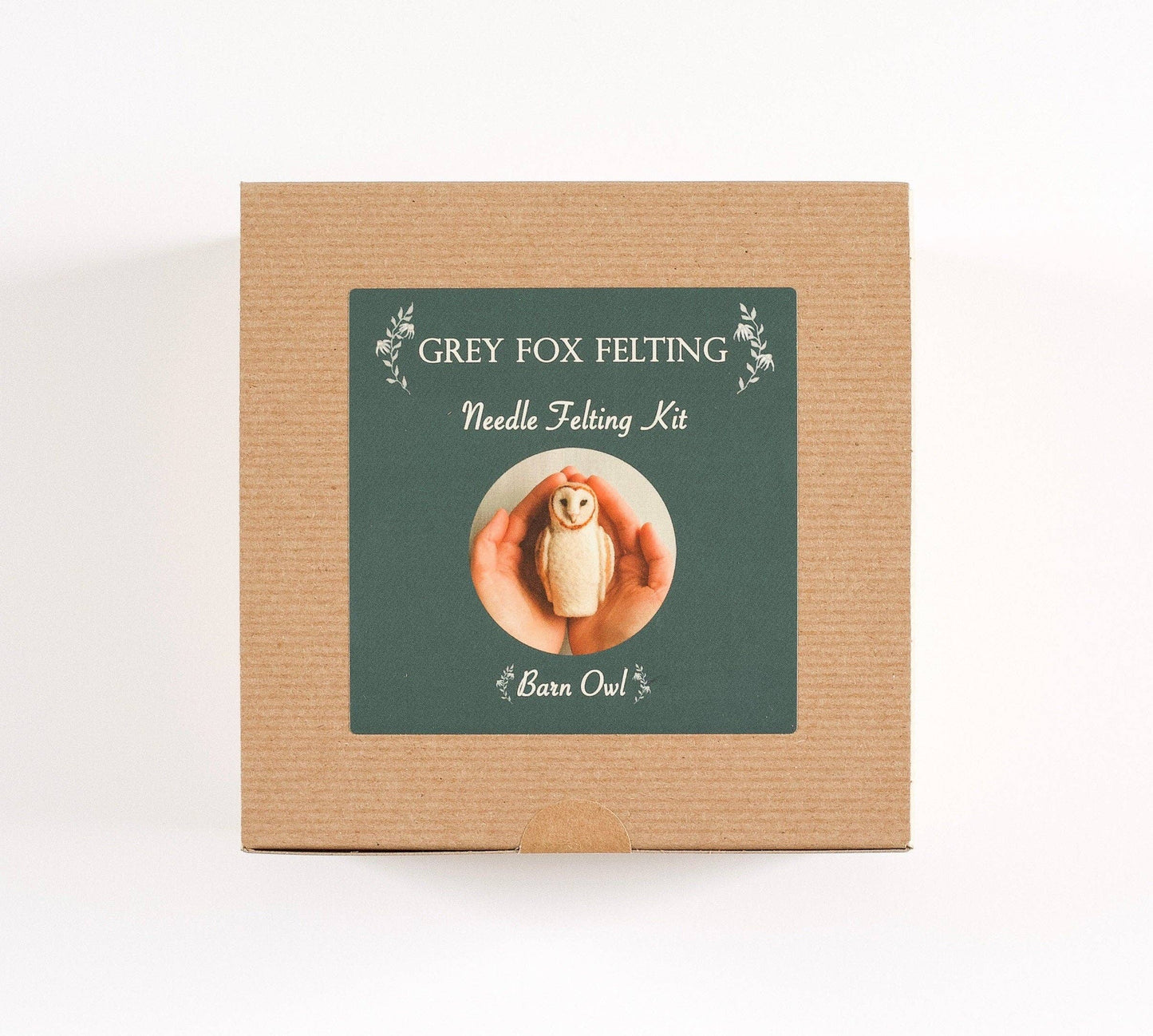 Barn Owl Needle Felting Kit - Intermediate by Grey Fox Felting