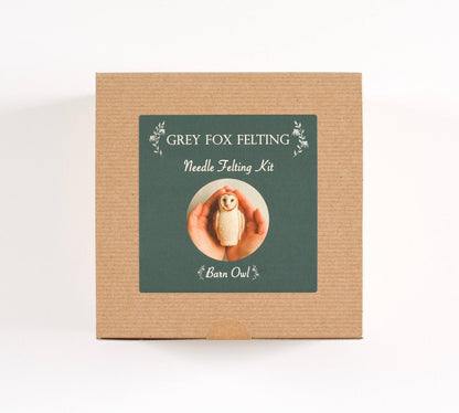 Barn Owl Needle Felting Kit - Intermediate by Grey Fox Felting