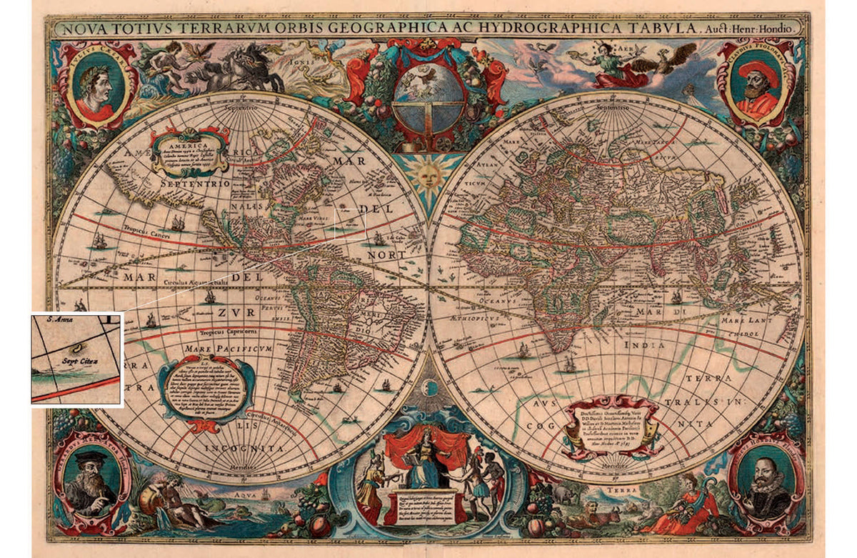 The Phantom Atlas: The Greatest Myths, Lies and Blunders on Maps by Edward Brooke-Hitching