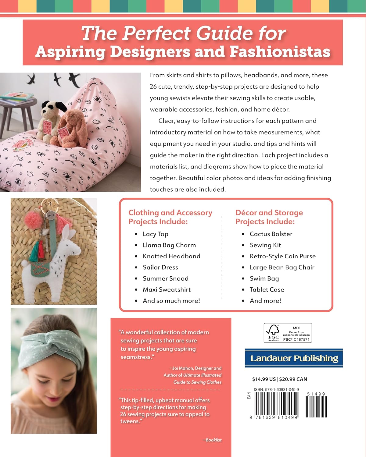 Kids' Sewing Workshop: 26 Projects for Young Makers