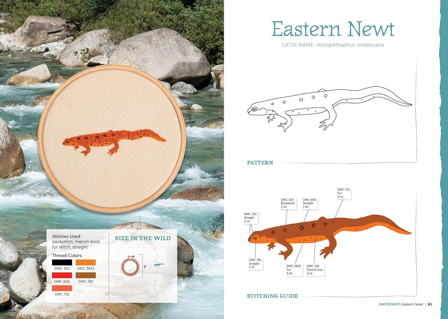 The Field Guide to Embroidery: 52 North American Animal and Plant Designs for Nature Lovers by Jessica Kemper