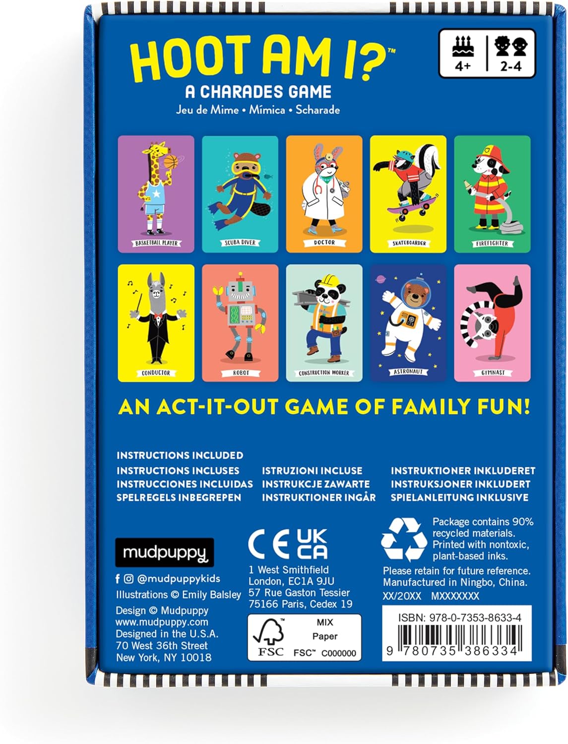 Hoot Am I? A Charades Card Game