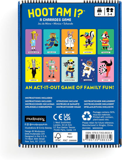Hoot Am I? A Charades Card Game