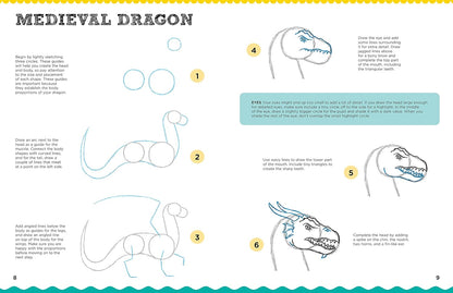 Let's Draw Dragons: Learn to Draw a Variety of Dragons Step by Step!: Learn to Draw a Variety of Dragons Step by Step!