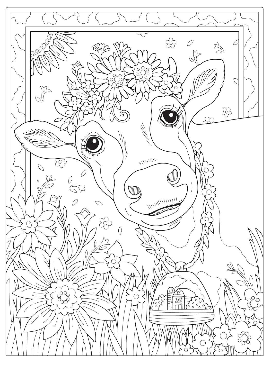 Creative Haven Farm Sweet Farm Coloring Book