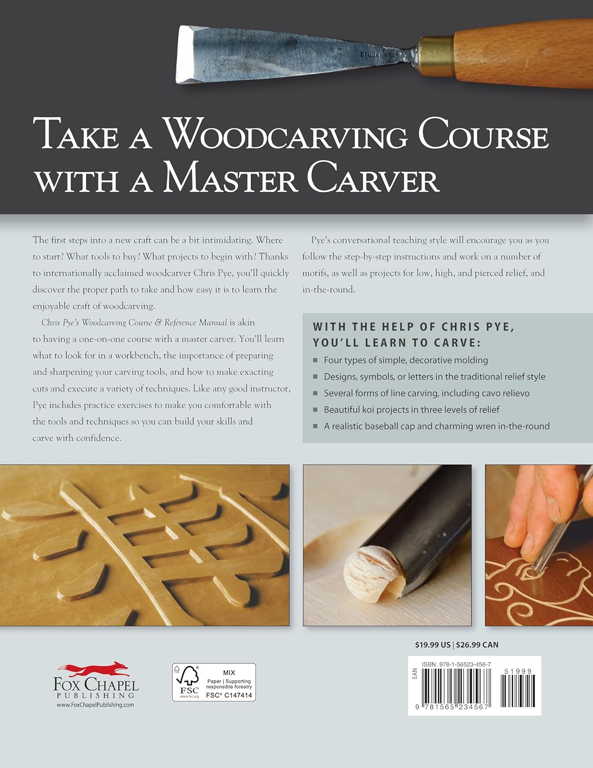 Chris Pye's Woodcarving Course & Reference Manual: A Beginner's Guide to Traditional Techniques
