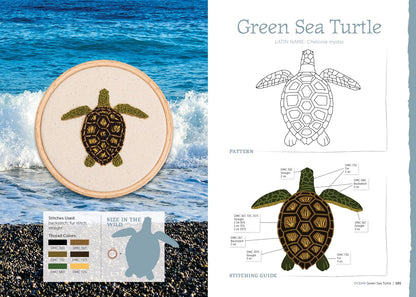 The Field Guide to Embroidery: 52 North American Animal and Plant Designs for Nature Lovers by Jessica Kemper