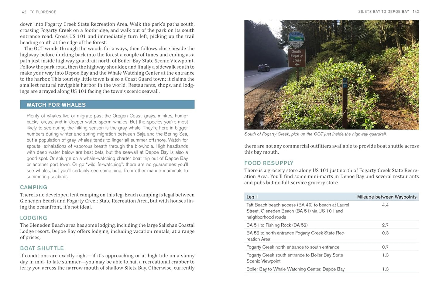 Hiking the Oregon Coast Trail: 400 Miles from the Columbia River to California by Bonnie Henderson