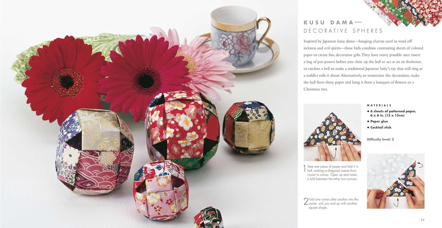 The Simple Art of Japanese Origami: 24 Unique Step-By-Step Projects, Includes 50 Pieces of Origami Paper by Mari Ono