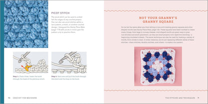 Crochet for Beginners: A Stitch Dictionary with Step-By-Step Illustrations and 10 Easy Projects by Arica Presinal