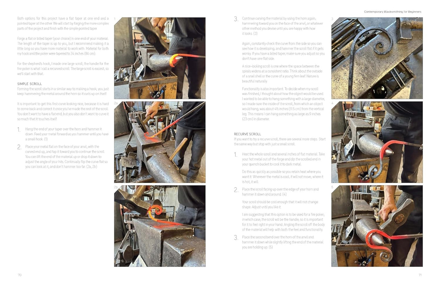 Contemporary Blacksmithing for Beginners: Tools and Techniques Plus 18 Projects by Joy Fire