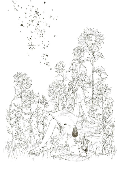 The Forest Girl's Coloring Book: Enchanting Coloring Pages of Nature, Animals, and Cozy Scenes for Relaxation and Stress Relief