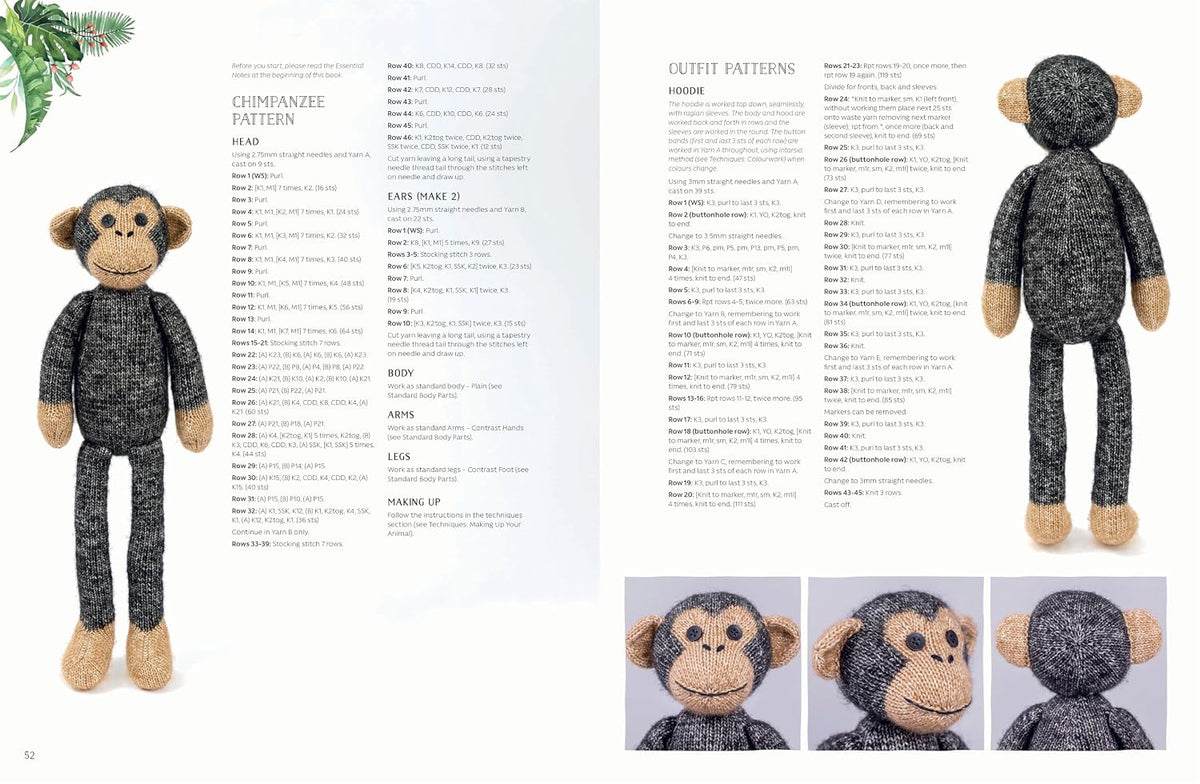 Knitted Wild Animal Friends: Over 40 Knitting Patterns for Wild Animal Dolls, Their Clothes and Accessories