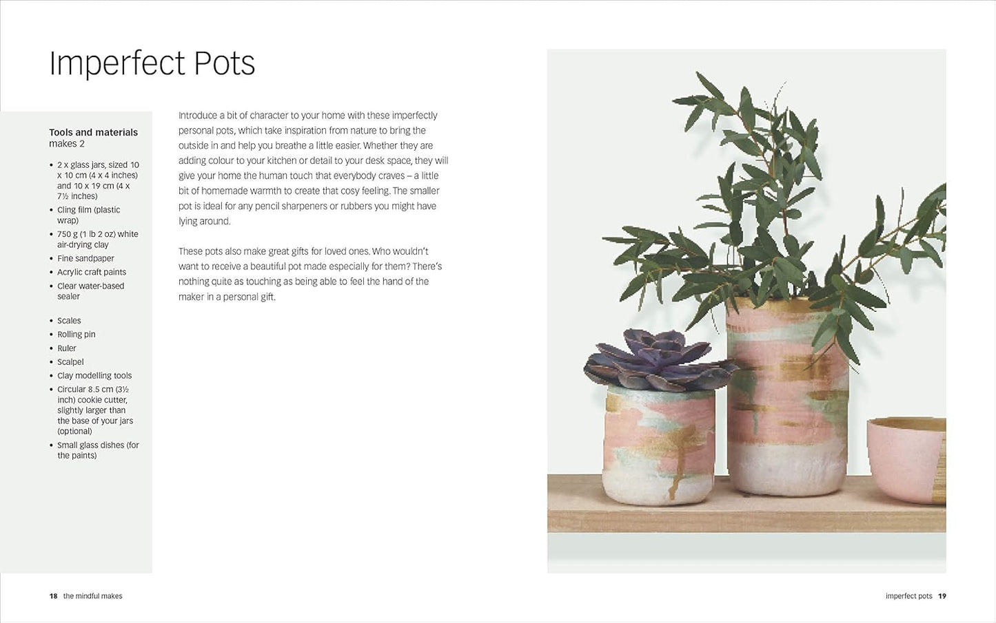 Conscious Crafts-Pottery: 20 Mindful Makes to Reconnect Head, Heart & Hands by Lucy Davidson