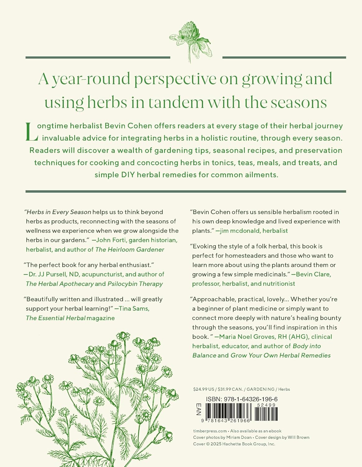 Herbs in Every Season: 48 Edible and Medicinal Herbs for the Kitchen, Garden, and Apothecary