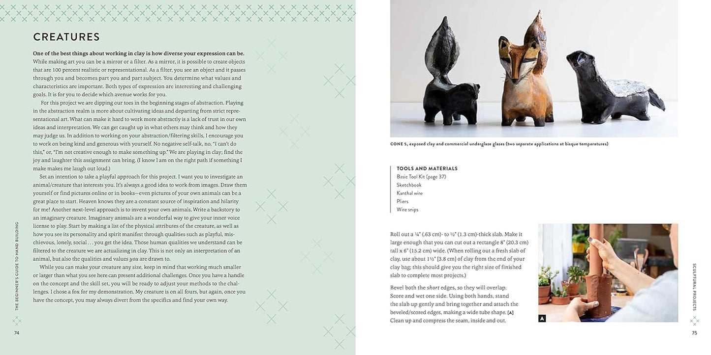 The Beginner's Guide to Hand Building: Functional and Sculptural Projects for the Home Potter by Sunshine Cobb