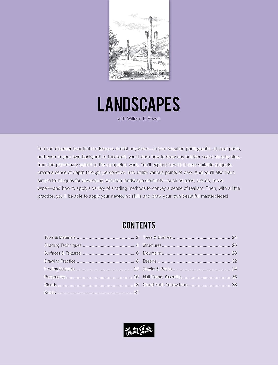 Drawing: Landscapes with William F. Powell: Learn to Draw Outdoor Scenes Step by Step (Revised): Learn to Draw Outdoor Scenes Step by Step