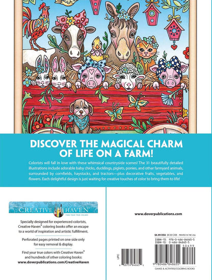 Creative Haven Farm Sweet Farm Coloring Book
