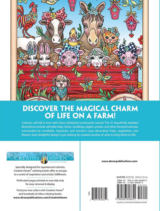 Creative Haven Farm Sweet Farm Coloring Book