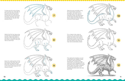 Let's Draw Dragons: Learn to Draw a Variety of Dragons Step by Step!: Learn to Draw a Variety of Dragons Step by Step!