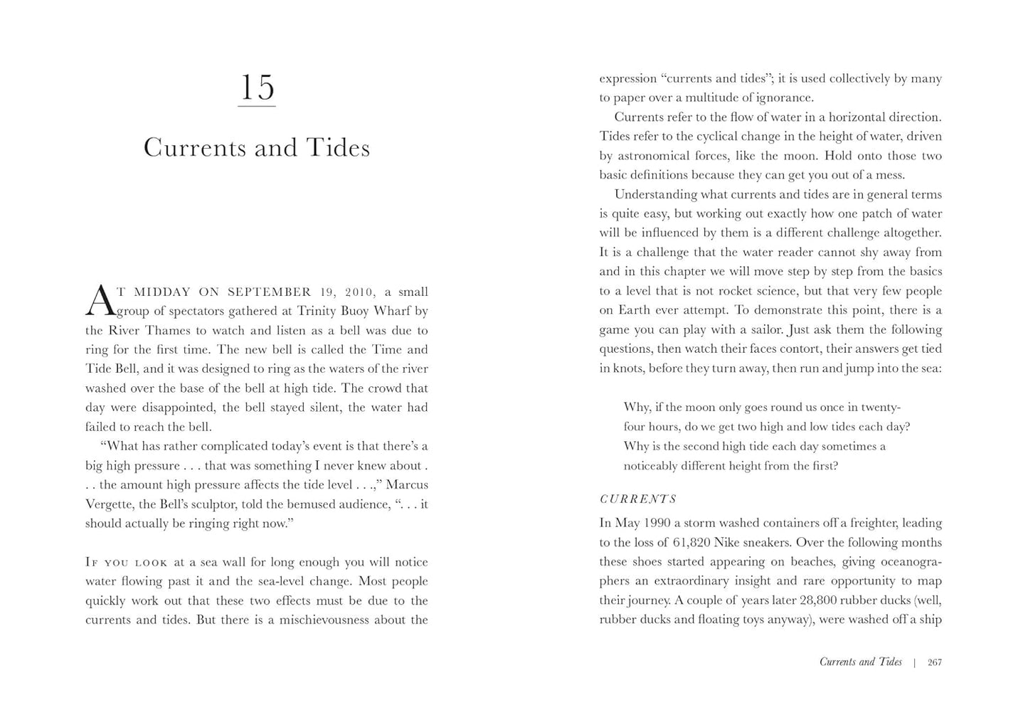 How to Read Water: Clues and Patterns from Puddles to the Sea by Tristan Gooley