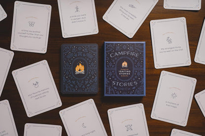 Campfire Stories Deck: Prompts for Igniting Conversation by the Fire by Ilyssa Kyu & Dave Kyu