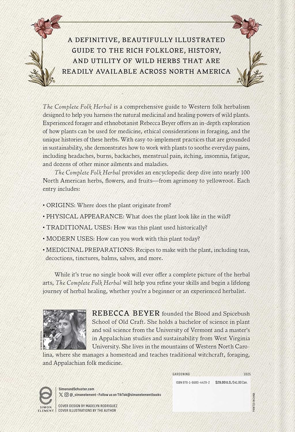 The Complete Folk Herbal: An Illustrated Guide to Natural Remedies and Everyday Healing