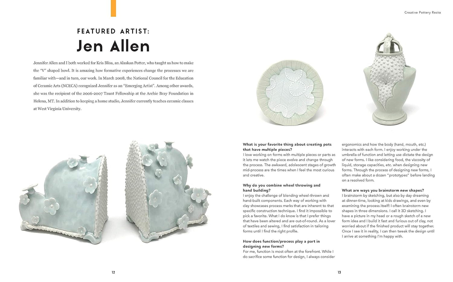 Creative Pottery: Innovative Techniques and Experimental Designs in Thrown and Handbuilt Ceramics by Deb Schwartzkopf