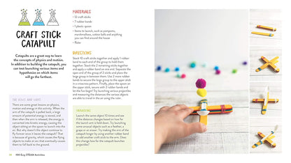 100 Easy STEAM Activities: Awesome Hands-On Projects for Aspiring Artists and Engineers by Andrea Scalzo Yi