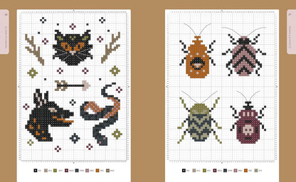 Cross Stitch Cabinet of Curiosities: 500 Magical Motifs and Peculiar Patterns