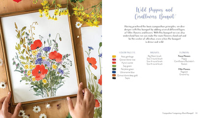 Wildflower Watercolor: The Beginner's Guide to Painting Beautiful Florals: The Beginner's Guide to Painting Beautiful Florals