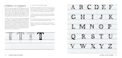 Vintage Hand Lettering: Create Beautiful Fonts with Old Time Flourish