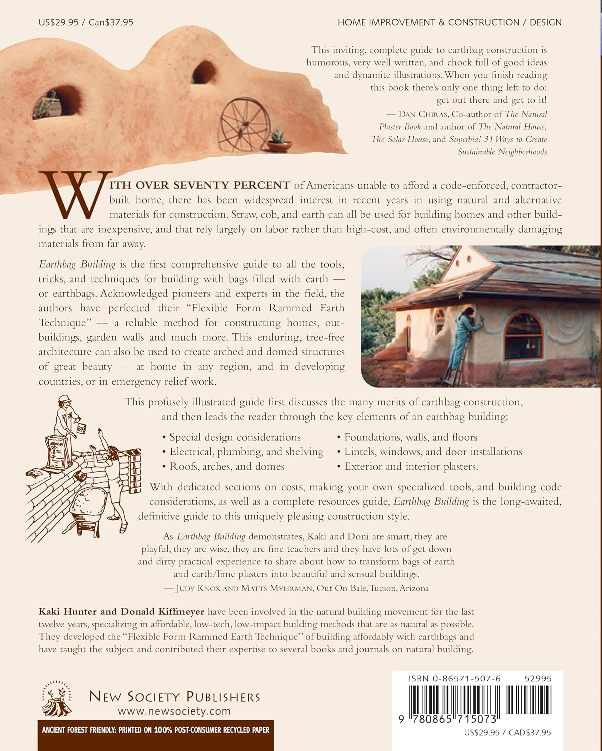 Earthbag Building: The Tools, Tricks and Techniques