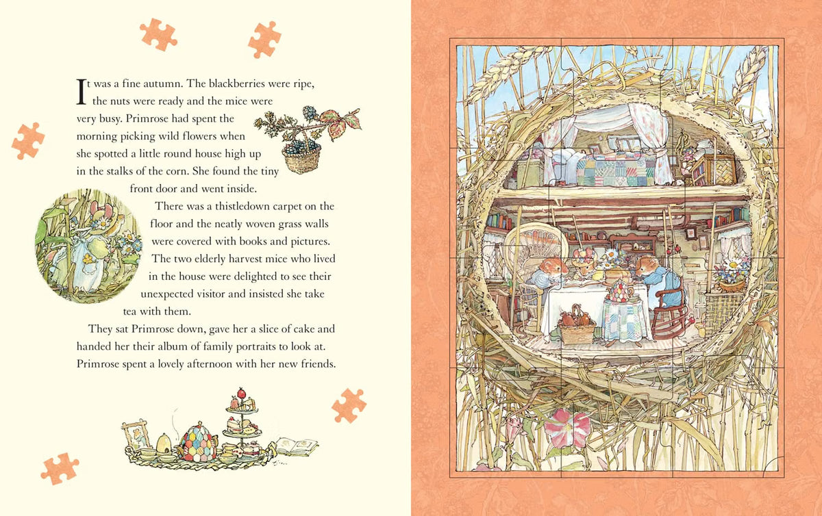 The Brambly Hedge Jigsaw Book: Contains six 12-piece Jigsaw Scenes from the Hedgerow
