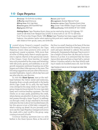 100 Classic Hikes Oregon: Oregon Coast * Coast Range * Western Valleys * Columbia River Gorge * Cascade Range * Central Oregon * Wallowa Mountains * Southeast Oregon by Eli Boschetto