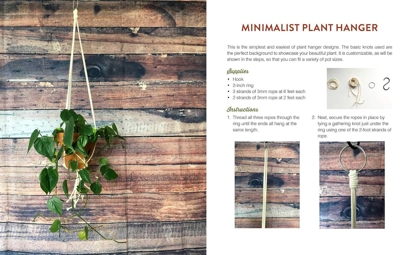 Macramé Plant Hangers: Creative Knotted Crafts for Your Stylish Home by Chrysteen Borja