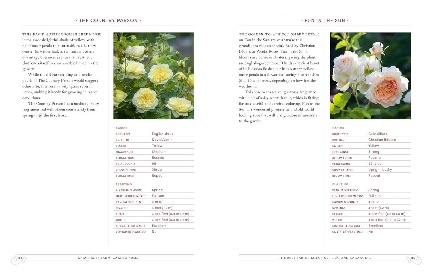Grace Rose Farm: Garden Roses- The Complete Guide to Growing & Arranging Spectacular Blooms by Gracielinda Poulson