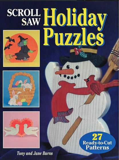 Scroll Saw Holiday Puzzles: 27 Ready-To-Cut Patterns