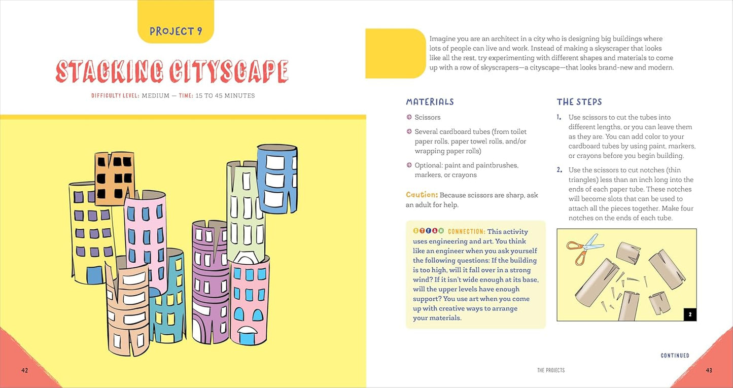 Awesome Architecture Activities for Kids: 25 Exciting STEAM Projects to Design and Build