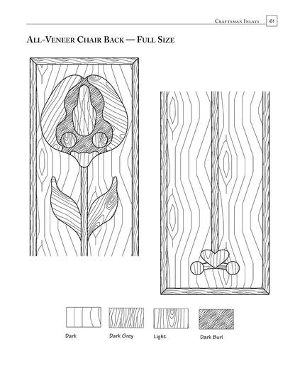 Shop Drawings for Craftsman Inlays & Hardware: Original Designs by Gustav Stickley and Harvey Ellis
