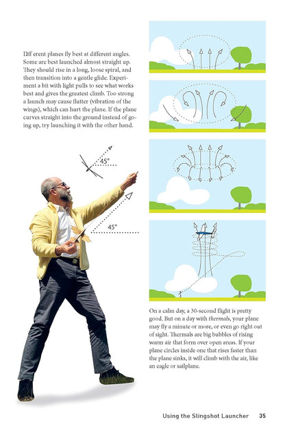 Leonardo Da Vinci's Flying Machines Kit: Paper Airplanes Based on the Great Master's Sketches That Really Fly! (13 Pop-Out Models; Easy-To-Follow Instructions; Slingshot Launcher)