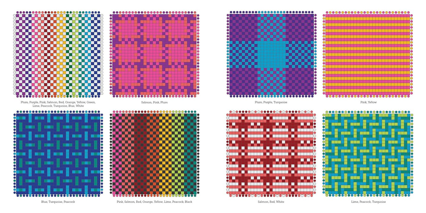 Potholder Loom Designs: 140 Colorful Patterns: 140 Colorful Patterns