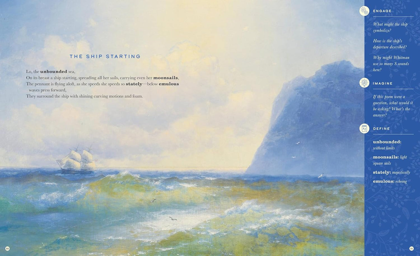 The Illustrated Walt Whitman: 25 Essential Poems