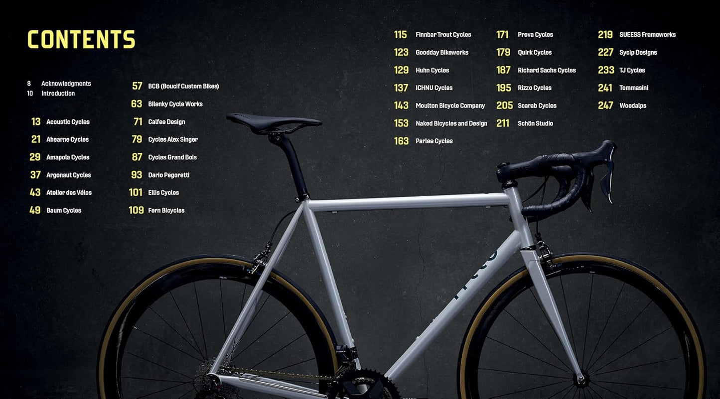 Handcrafted Bicycles: Builders, Frame Design, and Inspiration by Christine Elliott and David Jablonka