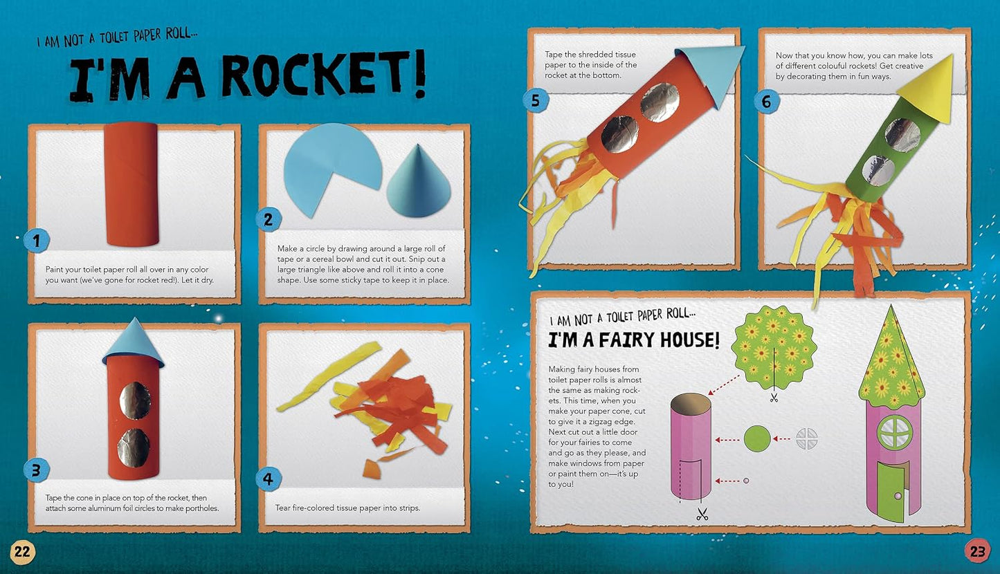 Trash Craft: Upcycling Craft Projects for Toilet Rolls, Cereal Boxes, Egg Cartons and More by Sara Stanford