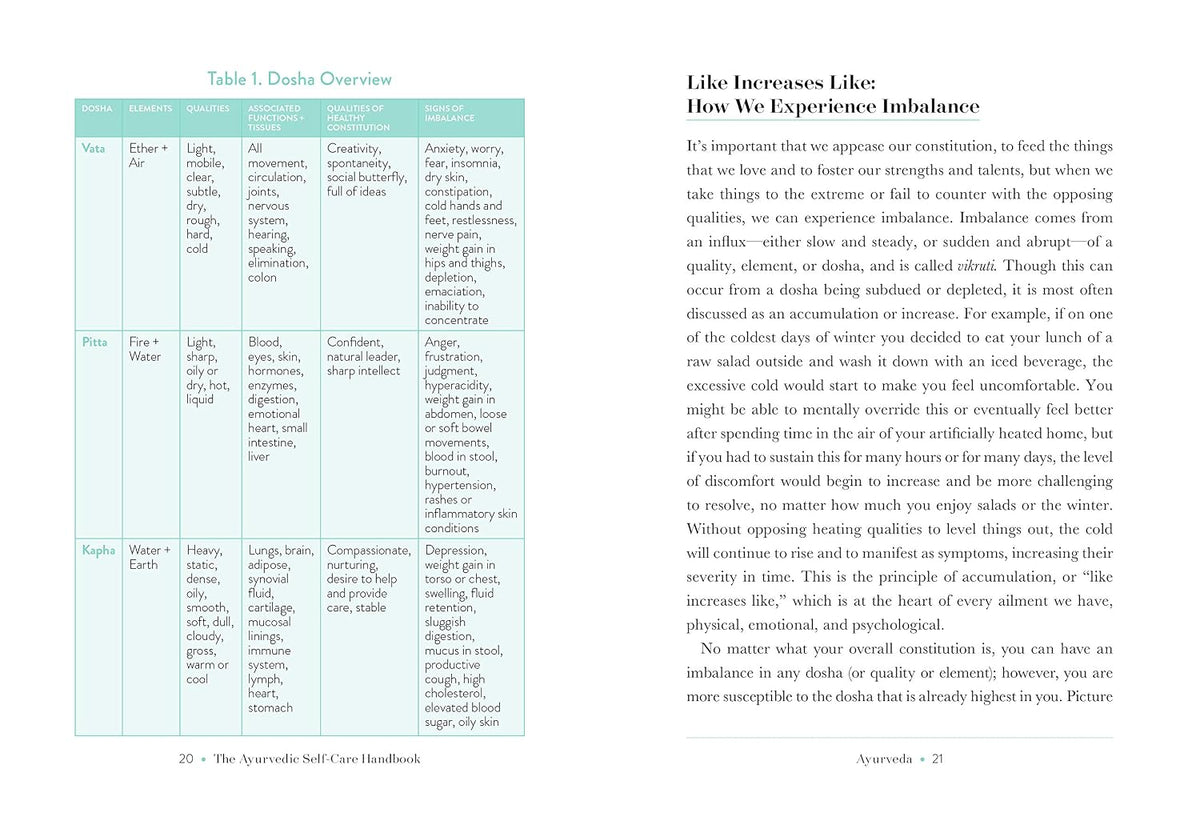 The Ayurvedic Self-Care Handbook: Holistic Healing Rituals for Every Day and Season