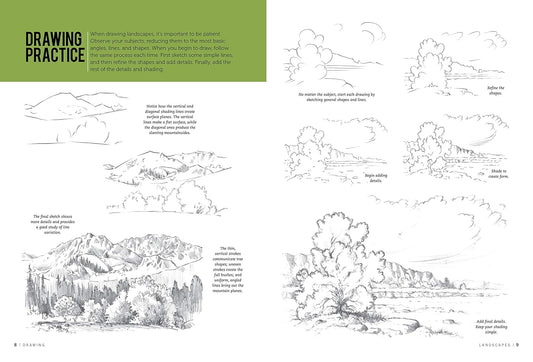Drawing: Landscapes with William F. Powell: Learn to Draw Outdoor Scenes Step by Step (Revised): Learn to Draw Outdoor Scenes Step by Step